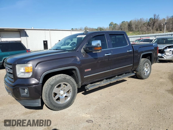 2015 GMC Sierra 1500 SLT with VIN 3GTU2VEC0FG365407, listed as a Copart auction lot 49766005 with 189,496 mi miles and Salvage Title. Bid and sale history available at DreamBid. Image 1.