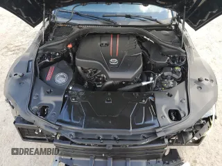 2021 Toyota GR Supra 2.0 with VIN WZ1DB2C02MW045335, listed as a Copart auction lot 44009215 with 37,882 mi miles and Salvage Title. Bid and sale history available at carsss.com. Image 12.