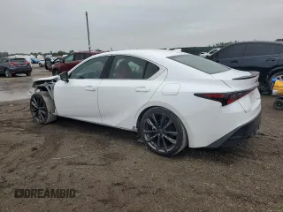 2023 Lexus IS 350 F Sport with VIN JTHGZ1B28P5063979, listed as a Copart auction lot 88964555 with 35,275 mi miles and Salvage title. Bid and sale history available at DreamBid. Image 2.