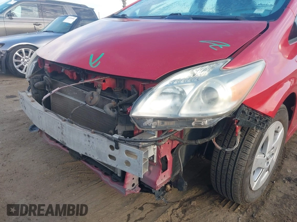 2011 Toyota Prius I with VIN JTDKN3DU8B5373799, listed as a IAAI auction lot 41904662 with 149,749 mi miles. Bid and sale history available at carsss.com. Image 6.