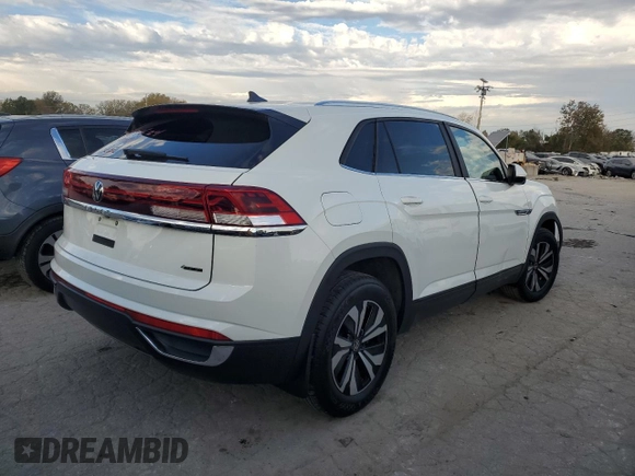 2024 Volkswagen Atlas SE with VIN 1V2LE2CA5RC201644, listed as a Copart auction lot 77458394 with 47,523 mi miles and Salvage title. Bid and sale history available at DreamBid. Image 3.