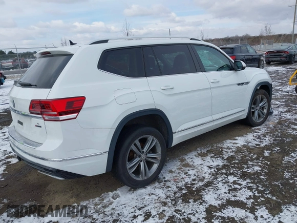 2019 Volkswagen Atlas SEL R-Line with VIN 1V2RR2CA4KC612697, listed as a IAAI auction lot 41618930 with 25,476 mi miles and . Bid and sale history available at DreamBid. Image 4.