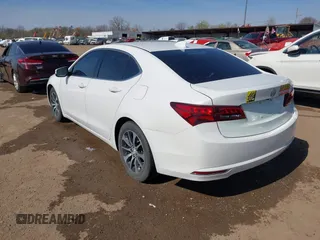 2016 Acura TLX Tech with VIN 19UUB1F54GA013361, listed as a IAAI auction lot 42054995 with 96,683 mi miles. Bid and sale history available at carsss.com. Image 3.