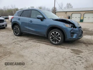 2016 Mazda CX-5 Grand Touring with VIN JM3KE2DY0G0748190, listed as a Copart auction lot 51913155 with 107,997 mi miles and Salvage Title. Bid and sale history available at carsss.com. Image 4.