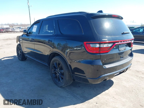 2017 Dodge Durango GT with VIN 1C4RDJDG2HC924037, listed as a IAAI auction lot 41794021 with Not Provided miles and . Bid and sale history available at carsss.com. Image 3.