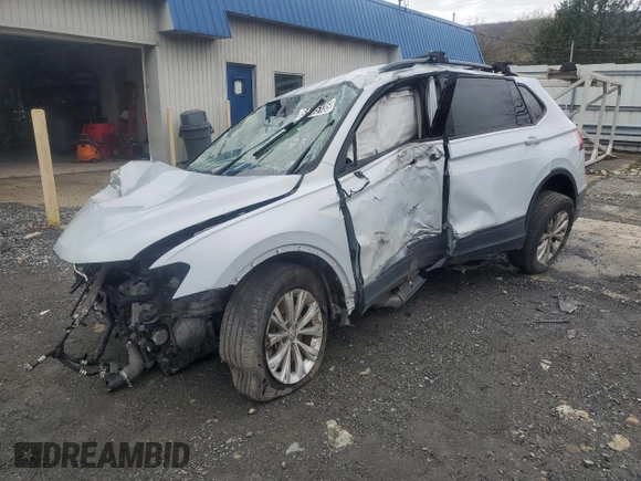 2018 Volkswagen Tiguan S z VIN 3VV0B7AX6JM115961, wystawiony jako Copart lot #51405135 z przebiegiem 92 096 mil mil oraz Szkoda całkowita • Salvage title. Historia ofert i sprzedaży dostępna na DreamBid. Obrazek 1.