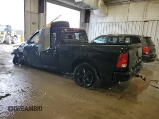 2018 Ram 1500 Express with VIN 1C6RR7FTXJS242136, listed as a Copart auction lot 43618905 with 0 mi miles and Salvage Title. Bid and sale history available at carsss.com. Image 2.