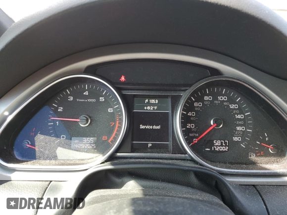 2015 Audi Q7 S line Prestige с VIN WA1DGAFE3FD018381, выставлен на аукционе Copart как лот 54850335 с пробегом 172 002 миль миль и На запчасти • Non repairable. История ставок и продаж доступна на DreamBid. Изображение 9.
