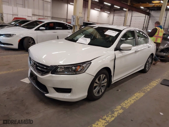 2014 Honda Accord Sedan LX with VIN 1HGCR2F34EA146484, listed as a IAAI auction lot 41573836 with 22,268 mi miles. Bid and sale history available at carsss.com. Image 17.