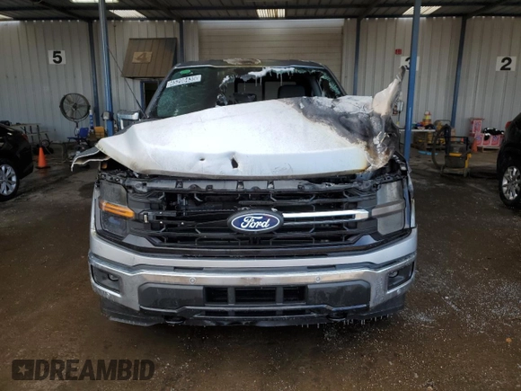 2024 Ford F-150 XLT with VIN 1FTFW3LD9RFA16491, listed as a Copart auction lot 45208435 with 0 mi miles and Non Repairable. Bid and sale history available at carsss.com. Image 5.