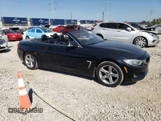 2014 BMW 4 Series 428i xDrive with VIN WBA3T1C50EPS98014, listed as a Copart auction lot 72327884 with 124,421 mi miles and Salvage Title. Bid and sale history available at carsss.com. Image 4.