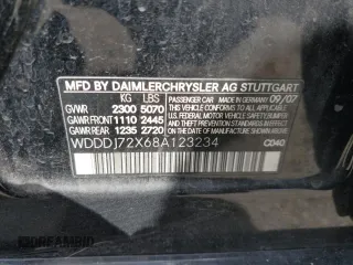 2008 Mercedes-Benz CLS-Class 5.5L with VIN WDDDJ72X68A123234, listed as a Copart auction lot 54843775 with 130,415 mi miles and Clean Title. Bid and sale history available at carsss.com. Image 12.