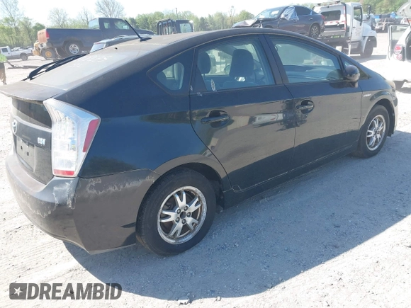 2010 Toyota Prius II with VIN JTDKN3DU9A0037557, listed as a IAAI auction lot 42137968 with 191,850 mi miles. Bid and sale history available at carsss.com. Image 4.