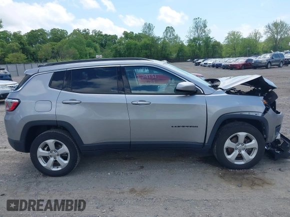 2019 Jeep Compass Latitude z VIN 3C4NJDBB6KT657190, wystawiony jako IAAI lot #42196383 z przebiegiem 55 327 mil mil oraz . Historia ofert i sprzedaży dostępna na DreamBid. Obrazek 14.