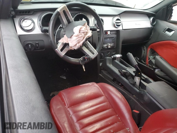 2006 Ford Mustang GT Deluxe with VIN 1ZVHT85H965218583, listed as a Copart auction lot 47799365 with Not Provided miles and Salvage Title. Bid and sale history available at carsss.com. Image 8.