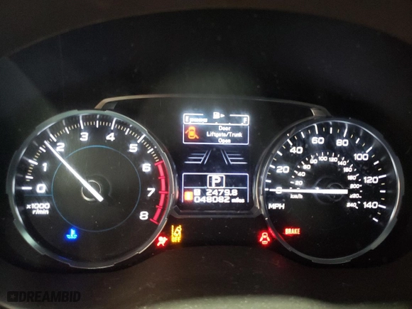 2018 Subaru Forester Limited with VIN JF2SJARC3JH540214, listed as a Copart auction lot 89260585 with 48,082 mi miles and Salvage Title. Bid and sale history available at carsss.com. Image 9.