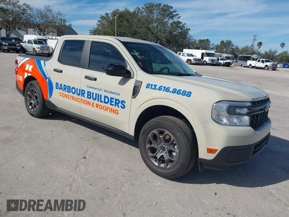 2024 Ford Maverick XLT with VIN 3FTTW8H3XRRB14562, listed as a IAAI auction lot 41235279 with 5,613 mi miles and . Bid and sale history available at DreamBid. Image 1.