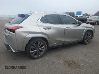2022 Lexus UX 250h F Sport with VIN JTHR9JBH6N2054435, listed as a Copart auction lot 45687975 with 12,615 mi miles and Clean Title. Bid and sale history available at DreamBid. Image 3.