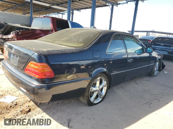 1995 Mercedes-Benz S with VIN WDBGA70EXSA217311, listed as a Copart auction lot 73434634 with Not Provided miles and Salvage Title. Bid and sale history available at DreamBid. Image 3.