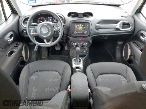 2017 Jeep Renegade Sport with VIN ZACCJAAB4HPF90242, listed as a Copart auction lot 56039145 with 84,275 mi miles and Salvage Title. Bid and sale history available at DreamBid. Image 8.