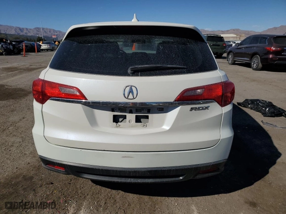 2015 Acura RDX Tech Pkg with VIN 5J8TB3H54FL014100, listed as a Copart auction lot 49879555 with 157,115 mi miles and Salvage Title. Bid and sale history available at carsss.com. Image 6.