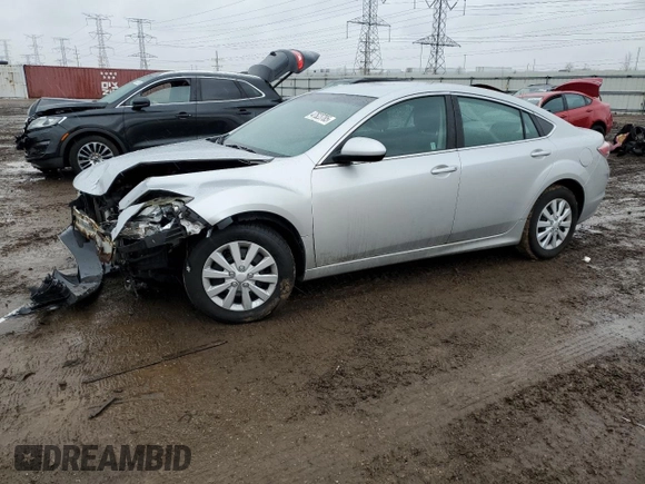 2009 Mazda 6 i Sport with VIN 1YVHP81A995M31984, listed as a Copart auction lot 47623785 with 195,469 mi miles and Salvage Title. Bid and sale history available at carsss.com. Image 1.