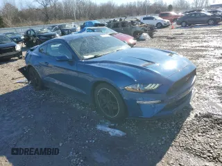 2022 Ford Mustang EcoBoost with VIN 1FA6P8TH8N5141842, listed as a Copart auction lot 41515025 with 26,498 mi miles and Salvage Title. Bid and sale history available at carsss.com. Image 4.