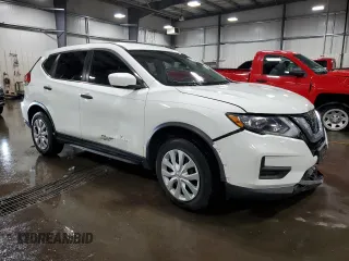 2017 Nissan Rogue S with VIN KNMAT2MV0HP619035, listed as a Copart auction lot 50162495 with 75,516 mi miles and Salvage Title. Bid and sale history available at carsss.com. Image 4.