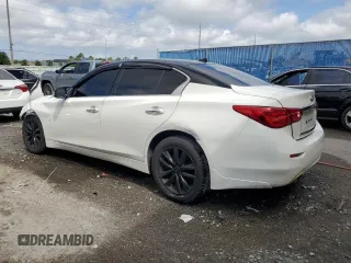 2014 Infiniti Q50 Premium with VIN JN1BV7AP8EM681848, listed as a Copart auction lot 51243735 with 131,411 mi miles and Salvage Title. Bid and sale history available at carsss.com. Image 2.