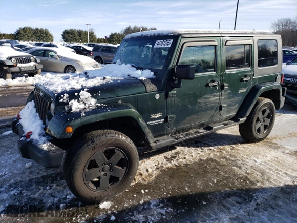2010 Jeep Wrangler Unlimited Sahara with VIN 1J4BA5H10AL122366, listed as a Copart auction lot 44161285 with 155,108 mi miles and Salvage Title. Bid and sale history available at carsss.com. Image 1.