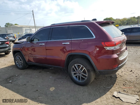 2020 Jeep Grand Cherokee Limited with VIN 1C4RJFBG8LC347287, listed as a Copart auction lot 72687514 with 69,339 mi miles and Salvage Title. Bid and sale history available at carsss.com. Image 2.