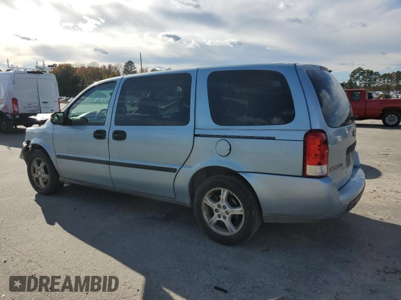 2007 Chevrolet Uplander LS Fleet with VIN 1GNDV23117D215318, listed as a Copart auction lot 81894114 with 170,410 mi miles and Salvage Title. Bid and sale history available at carsss.com. Image 2.