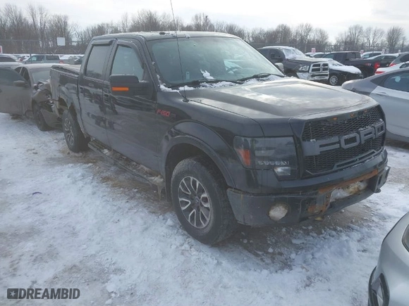 2010 Ford F-150 XL with VIN 1FTFW1EV9AFB66096, listed as a IAAI auction lot 41520470 with 155,513 mi miles. Bid and sale history available at carsss.com. Image 1.
