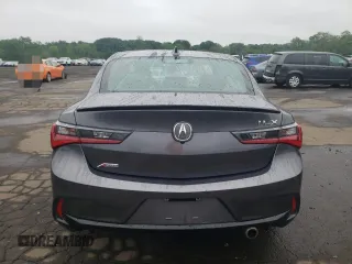 2021 Acura ILX Premium with VIN 19UDE2F81MA006340, listed as a Copart auction lot 60345715 with 106,799 mi miles and Salvage title. Bid and sale history available at DreamBid. Image 6.