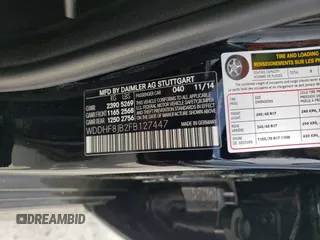 2015 Mercedes-Benz E 350 Luxury with VIN WDDHF8JB2FB127447, listed as a Copart auction lot 51243795 with 59,848 mi miles and Salvage Title. Bid and sale history available at DreamBid. Image 12.