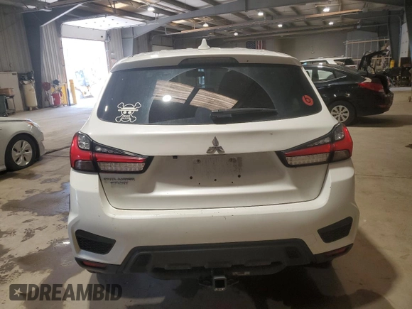 2020 Mitsubishi Outlander ES with VIN JA4AP3AU4LU016891, listed as a Copart auction lot 53312175 with 202,383 mi miles and Salvage title. Bid and sale history available at DreamBid. Image 6.