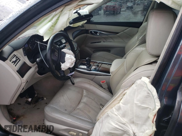 2012 Infiniti M37 with VIN JN1BY1AR1CM396587, listed as a Copart auction lot 52291185 with 145,794 mi miles and Salvage Title. Bid and sale history available at carsss.com. Image 7.
