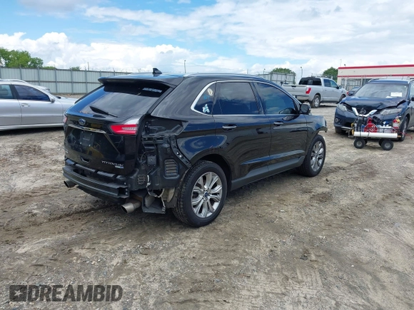 2020 Ford Edge Titanium z VIN 2FMPK4K90LBA55977, wystawiony jako IAAI lot #42257174 z przebiegiem 121 079 mil mil oraz . Historia ofert i sprzedaży dostępna na DreamBid. Obrazek 4.