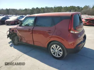 2022 Kia Soul LX with VIN KNDJ23AU5N7820705, listed as a Copart auction lot 46083615 with 19,294 mi miles and Salvage Title. Bid and sale history available at carsss.com. Image 2.