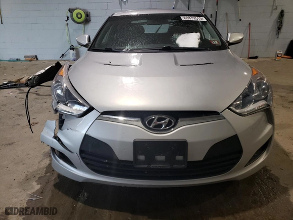 2015 Hyundai Veloster RE:FLEX with VIN KMHTC6AD4FU237015, listed as a Copart auction lot 88879515 with 127,454 mi miles and Salvage Title. Bid and sale history available at carsss.com. Image 5.