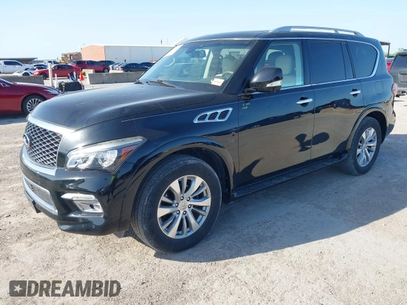 2017 Infiniti QX80 with VIN JN8AZ2NF4H9640940, listed as a IAAI auction lot 42006857 with 86,045 mi miles and . Bid and sale history available at DreamBid. Image 17.