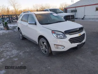 2016 Chevrolet Equinox LTZ with VIN 2GNFLGEK7G6299922, listed as a IAAI auction lot 41316533 with 89,938 mi miles. Bid and sale history available at carsss.com. Image 1.