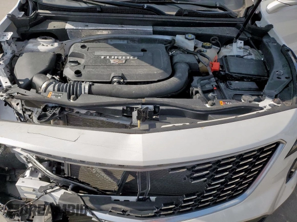 2021 Cadillac XT4 FWD Luxury z VIN 1GYAZAR49MF084676, wystawiony jako Copart lot #59765515 z przebiegiem 32 480 mil mil oraz Czysty tytuł • Clean title. Historia ofert i sprzedaży dostępna na DreamBid. Obrazek 11.