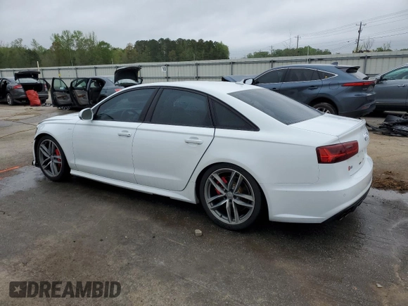 2018 Audi S6 Premium Plus with VIN WAUFFAFCXJN006695, listed as a Copart auction lot 50728445 with 69,604 mi miles and Salvage Title. Bid and sale history available at carsss.com. Image 2.