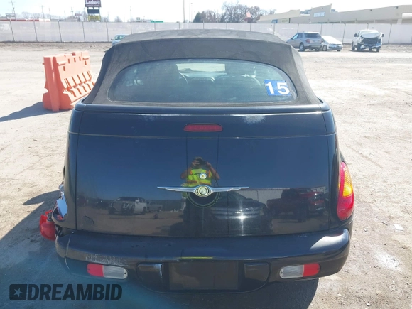 2005 Chrysler PT Cruiser with VIN 3C3EY45XX5T572509, listed as a IAAI auction lot 41733696 with 141,468 mi miles. Bid and sale history available at carsss.com. Image 16.