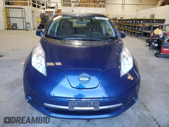 2016 Nissan LEAF S with VIN 1N4BZ0CP0GC312972, listed as a Copart auction lot 83868134 with 181,736 mi miles and Clean Title. Bid and sale history available at carsss.com. Image 5.