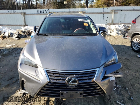 2021 Lexus NX with VIN JTJGARDZ5M2260474, listed as a Copart auction lot 42135835 with 87,428 mi miles and Salvage Title. Bid and sale history available at carsss.com. Image 5.