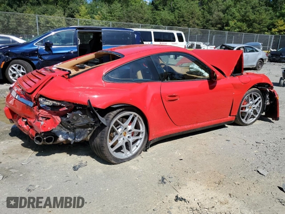 2010 Porsche 911 Carrera S with VIN WP0AB2A90AS721030, listed as a Copart auction lot 67882414 with 30,141 mi miles and Salvage Title. Bid and sale history available at carsss.com. Image 3.