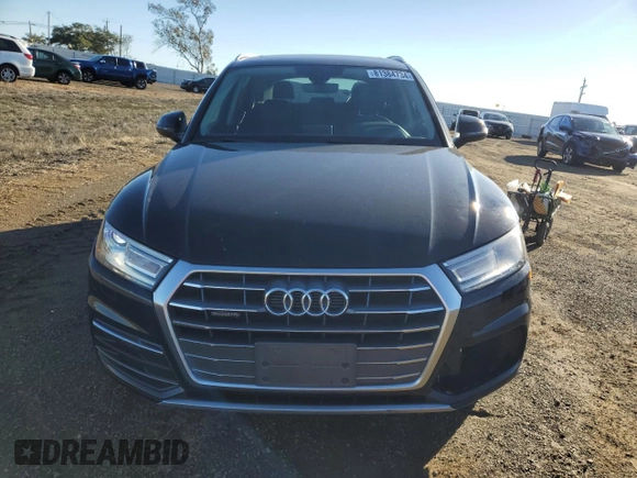 2018 Audi Q5 Premium with VIN WA1ANAFY2J2150488, listed as a Copart auction lot 81384734 with 115,333 mi miles and Salvage Title. Bid and sale history available at carsss.com. Image 5.