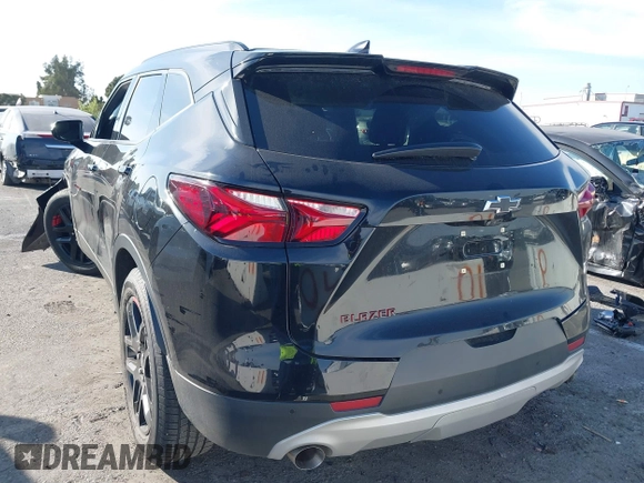 2021 Chevrolet Blazer LT with VIN 3GNKBDRS6MS530039, listed as a IAAI auction lot 41603952 with 72,564 mi miles and . Bid and sale history available at DreamBid. Image 3.